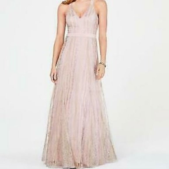 Trixxi Dresses & Skirts - TRIXXI Juniors Floral-Embroidered Tulle Gown, Size 5